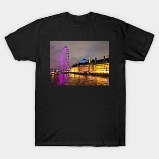 London at night - fine art photo T-Shirt